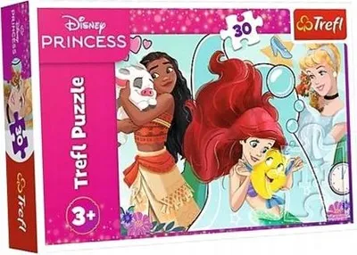 Zdjęcie produktu dla Puzzle30: Disney Piękne i Odważne Disney Princess TREFL