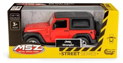 Produktbild von Jeep Wrangler Modellauto Rot