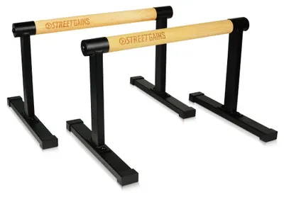 Produktbild von Holz-Parallettes – mittel | StreetGains®
