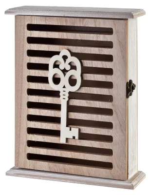 Produktbild von Schlüsselbox Holz STACY Stacy 19,5 x 6 x 28 cm Natur 1 Stück