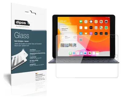 Produktbild von 2x dipos Glass klar Apple iPad 10.2 Zoll (2020)