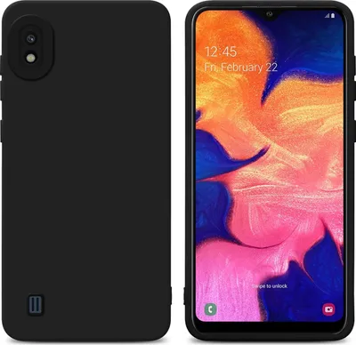 Produktbild von Cadorabo Hülle für Samsung Galaxy A10 Schutz Hülle in Schwarz TPU Silikon Etui Case Handyhülle