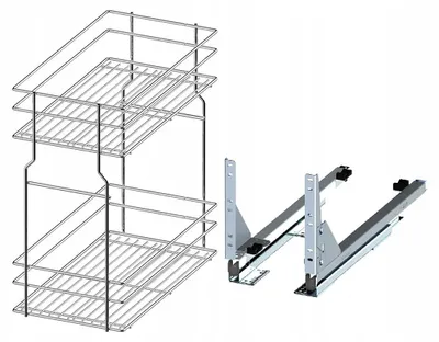 Obrázek produktu pro Rejs Cargo koš 40 cm spodní dvouúrovňový tiché dovírání
