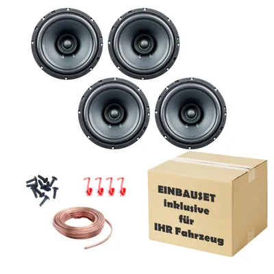 Produktbild von 2 Paar PG Audio EVO I 16.2, 16 cm Dual Cone Lautsprecher für mehrere Fahrzeugmodelle