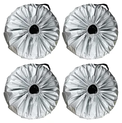 Productafbeelding van 4-delige bandenzak, zilveren bandenzakset 65 cm x 37 cm