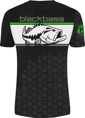 Obrázok produktu pre HOTSPOT DESIGN Linear Black Bass, XL, schwarz, tričko, 010003904