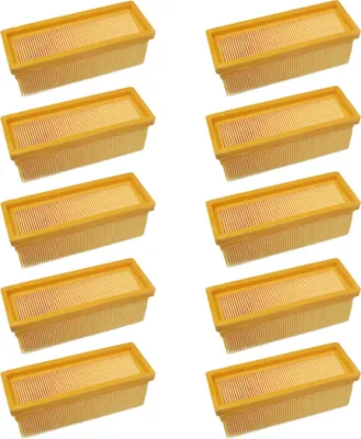 Produktbild von 10x Trade-Shop Flachfaltenfilter Ersatz für Kärcher 6.414-498 2501 2501TE 2601 2601plus 3001 SE2001 SE3001 SE5100 SE6100 Lamellenfilter/HEPA-Filter