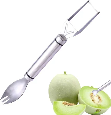 Produktbild von Obstschneider für die Küche aus Edelstahl – Schneidwerkzeug für Wassermelonen und weitere Früchte
