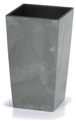 Immagine prodotto di Deuba Fioriera effetto cemento Grigio 26L vaso per piante 50 x 26,5 x 26,5 cm vasi da ingresso giardino interni esterni