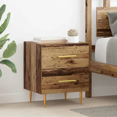 Immagine prodotto di vidaXL Comodino in legno vecchio 40 x 35 x 47,5 cm Materiale a base di legno