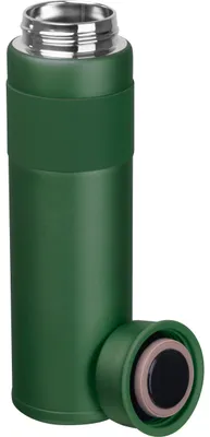 Produktbild von Vakuum Trinkflasche / aus Edelstahl / 600 ml / Farbe: dunkelgrün