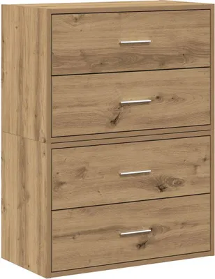 Zdjęcie produktu dla vidaXL Szafka z 2 szufladami 2 szt. Dąb rzemieślniczy 60x31x40cm