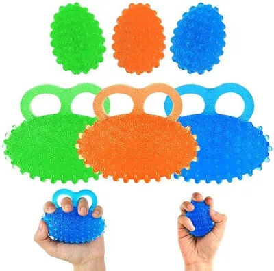 Produktbild von Massagekugel, Stressball, Handknetball, Hand-Übungsball auf Widerstandsniveau, Handtrainer für Griff und Stressabbau