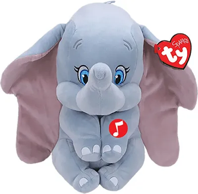 Produktbild von Ty Beanie Buddy Disney Dombo Knuffel met Geluid, 24cm