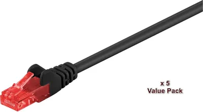 Produktbild von Microconnect V-UTP615SVP, 15 m, Cat6, U/UTP (UTP), RJ-45, RJ-45, Schwarz
