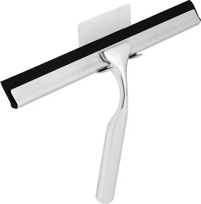 Image de Poignées de porte de douche en acier inoxydable, 25 cm - Évacuation efficace de l'eau