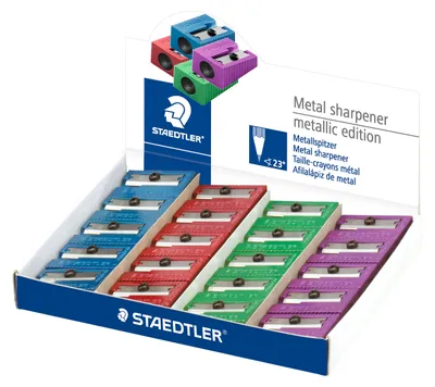 Productafbeelding van STAEDTLER® 510 10 PR2 Metall, eenvoudige potloodhouder, metallic
