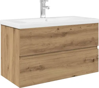 Obrázok produktu pre vidaXL Vanity unit so zabudovaným umývadlom a batériou