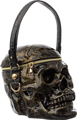 Produktbild von Magic Bags Tasche Umhängetasche "Totenkopf" gold