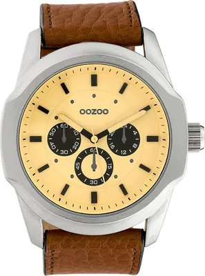 Produktbild von Oozoo Armbanduhr braun Leder Timepieces Damen Analog-Quarzuhr UOC10316