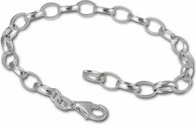 Produktbild von SilberDream Charmskette 25cm 925 Sterling Silber Charms Fußschmuck silber FC0110