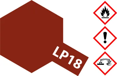Produktbild von LP-18 Rumpf Rot 10ml Kunstharzfarben