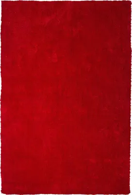 Produktbild von BELIANI Teppich Rot Polyester 200 x 300 cm Rechteckig Hochflor Modern Maschinengetuftet Fußbodenheizung Geeignet Wohnzimmer Schlafzimmer Flur