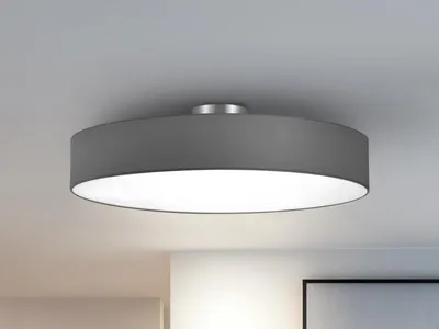 Produktbild von TRIO-Leuchten Deckenleuchte HOTEL DH 65x17 cm grau Deckenlampe