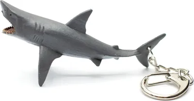 Produktbild von Hai Schlüsselanhänger Miniblings Anhänger Schlüsselring Weißer Hai Haifisch