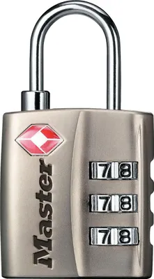 Image de Cadenas 30mm  douane - Master Lock - 4680DNKL - travel sentry approved