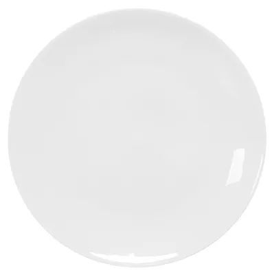 Image de DUKA - Assiette à table, vaisselle de service - Assiette de petit-déjeuner blanche de 19 cm, collection Felicia, porcelaine moderne, DUKA