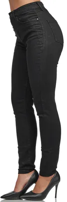 Produktbild von Tazzio Damen Skinny Fit High Waist Jeans F107 Schwarz 36