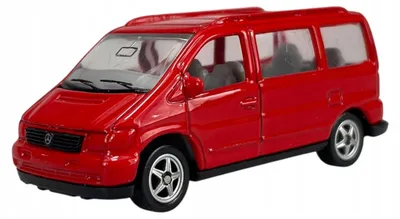 Produktbild von Welly Mercedes-Benz V-Class Metallmodell Rot Maßstab 1:60