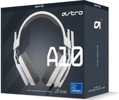 Immagine prodotto di Logitech ASTRO Gaming A10 Gen 2 - Cuffie - circumaurali - cablate - spinotto da 3,5 mm - bianco (939-002064)