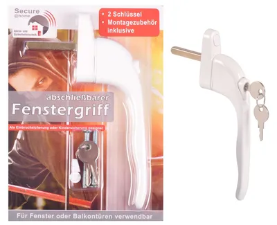 Produktbild von Fenstergriff abschließbar Sicherheitsfenstergriff Kindersicherung Fenstergriffe
