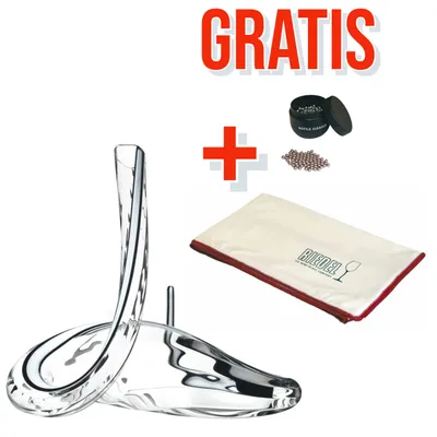 Produktbild von Riedel Fatto a Mano Dekanter Mamba Black/White/Black Optical 3tlg. Set