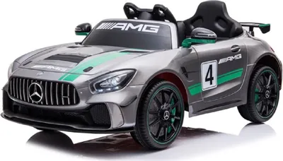 Produktbild von Kinder Elektroauto Mercedes-Benz GT4 12V, MP4+Ledersitz+FB+LED