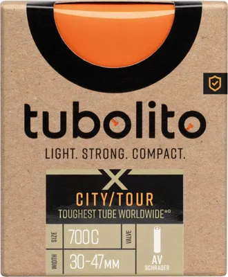 Obrázek produktu pro Cyklistická duše Tubolito X-Tubo-City Tour AV, 28", oranžová