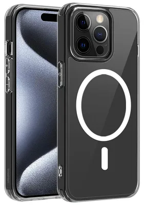 Imagen del producto de Cubierta trasera protectora con MagSafe para Apple iPhone 15 Pro - Transparente
