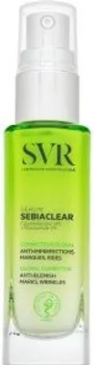 A product shot of a bottle of SVR Sebiaclear Serum.