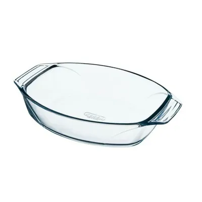 Image de Plat à Four Ovale Pyrex Verre Borosilicate Ultra-résistant - Pyrex
