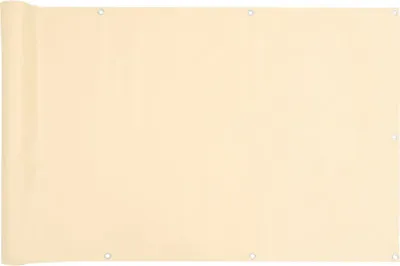 Obrázok produktu pre vidaXL Balkónová zástena na ochranu súkromia krémová 800x120 cm PVC