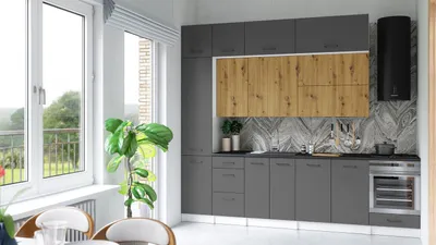 Obrázek produktu pro Kuchyňská linka DAFNI 280cm Dub artisan + grafit