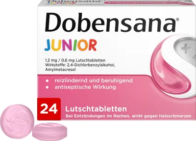 Obrázek produktu pro Dobensana Junior pastilky, 24 tablet