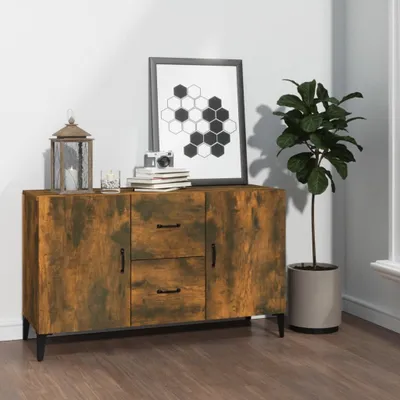 Obrázek produktu pro vidaXL Příborník kouřový dub 100x36x60 cm odvozený výrobek ze dřeva