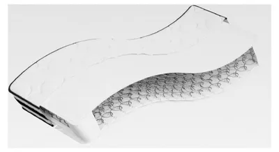 Produktbild von Bonnell-Federkernmatratze 90 x 200 cm, mittelgroß