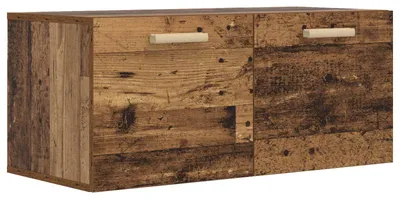 Obrázok produktu pre vidaXL Nástenná skrinka, držiak na stenu, masívne drevo, 80 x 36,5 x 35 cm