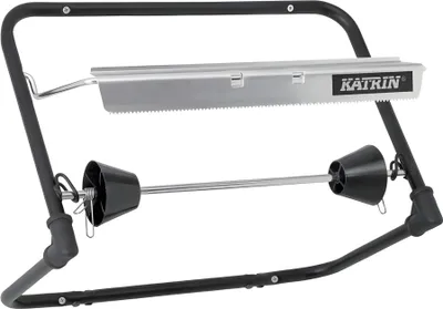 Produktbild von KATRIN Putzrollenhalter 54930 schwarz Metall