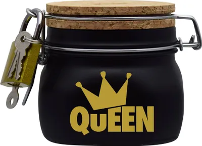 Produktbild von Spardose Geld Geschenk Ideen Queen Design2 Schwarz Größe S 0.5 Liter