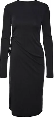 Produktbild von Vero Moda Phine Langes Kleid Mit Langen ärmeln Schwarz XS Frau Schwarz XS